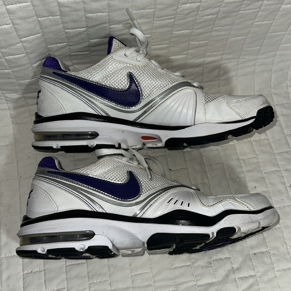 Nike Max Edge 7 White and Purple Sneakers Men’s 9 - Picture 2 of 7